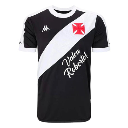 Vasco Heimtrikot 24/25 Thanks Roberto - Schwarz und Weiß