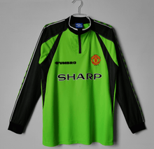 Manchester United 98/99 Torwart-Shirt mit langen Ärmeln