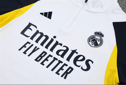 Real Madrid Trainingsanzug mit halbem Reißverschluss