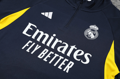 Real Madrid Trainingsanzug mit halbem Reißverschluss