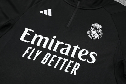 Real Madrid Trainingsanzug mit halbem Reißverschluss