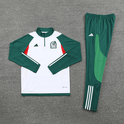 Mexiko-Trainingsanzug mit halbem Reißverschluss