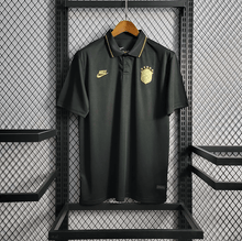 Polo Schwarz Gold Brasilien