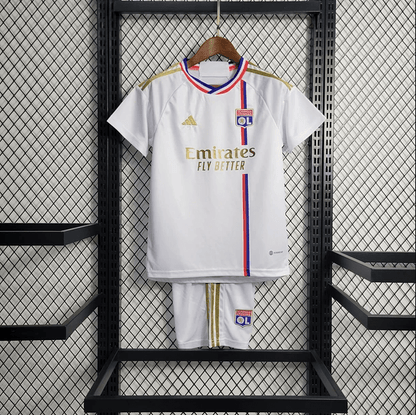 Lyon 2023/24 Heimtrikot für Kinder